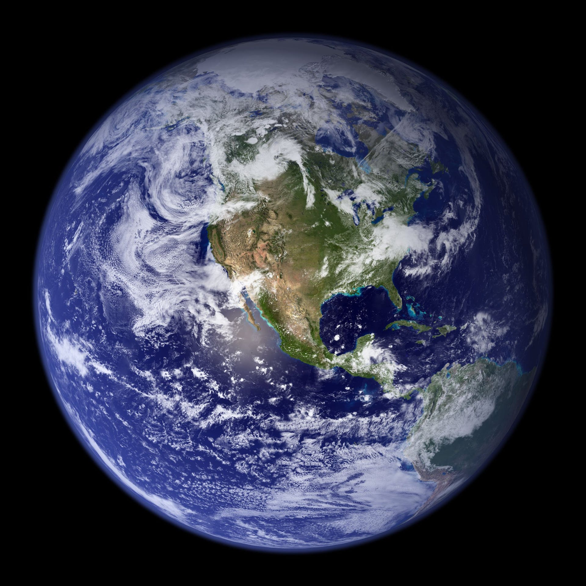 Photo of Earth from space.